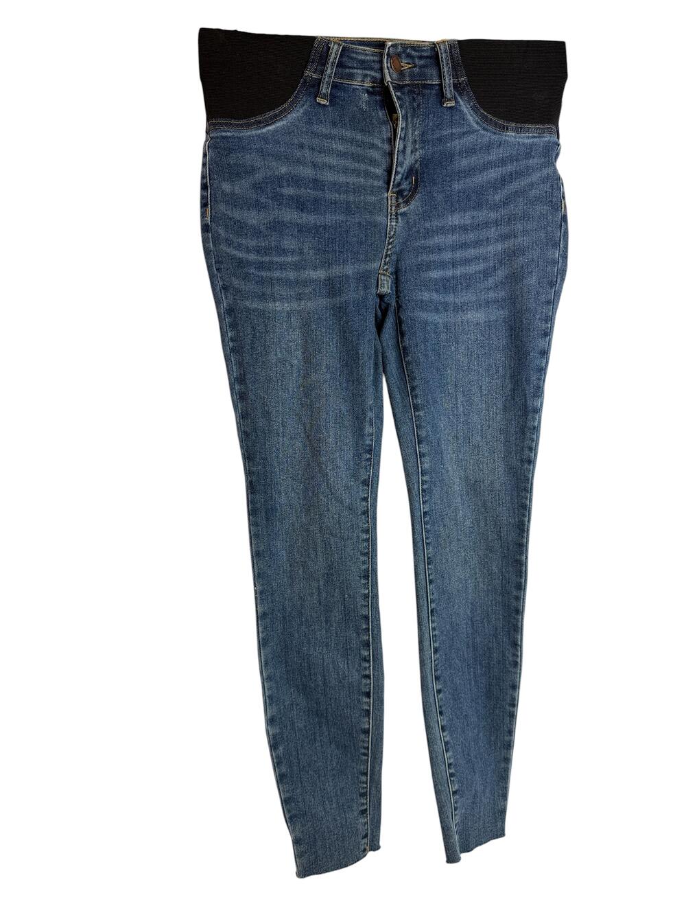 Judy Blue Maternity Skinny Jeans Womens 1/25 Medium Wash Stretch Denim JB9006